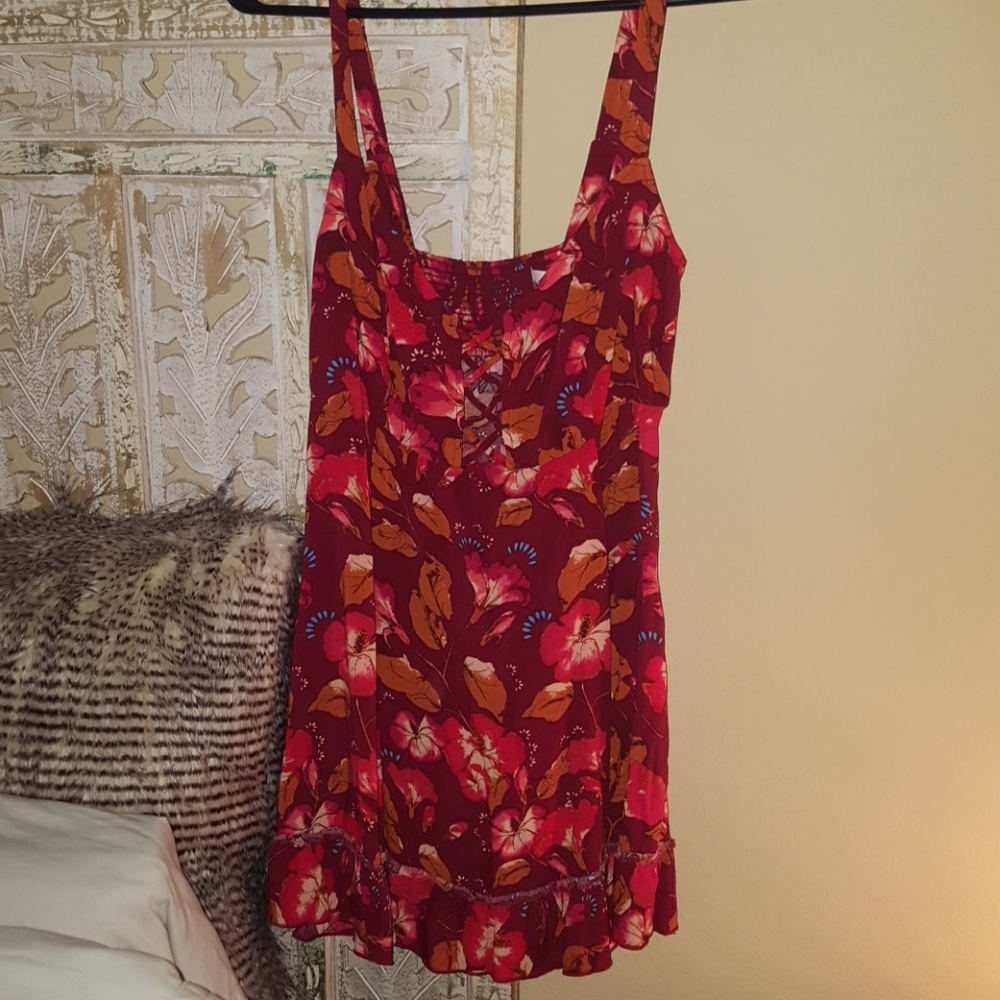 Free People fall mini dress